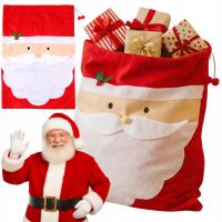 WOREK NA PREZENTY ŚWIĄTECZNE MIKOŁAJ MIKOŁAJKI BOŻE NARODZENIE ŚWIĘTA