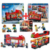 LEGO City 60407 Miasto Piętrowy Autobus Wycieczkowy + Gratis