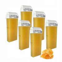 Wosk w Rolce do Depilacji - MIODOWY - 100 ml - Zestaw 6 Rolek - DIMAX