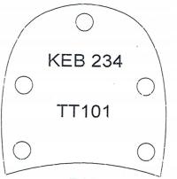 FLEKI FLECZKI znajdż potrzebny flek 5 bolczyków czarny/beż/brąz KEB234 T101
