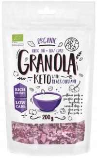 Diet Food GRANOLA BIO KETO MIESZANKA PORZECZKA Kokos Dynia Chia BEZ CUKRU