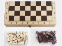 Szachy drewniane turniej średni gra drewniane