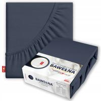 Prześcieradło 140x200 z gumką GRUBA Bawełna POLSKA 165g różne kolory