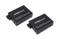 Mediakonwertery światłowodowe WDM SM TX1310/RX1550nm SC/PC simplex 20km