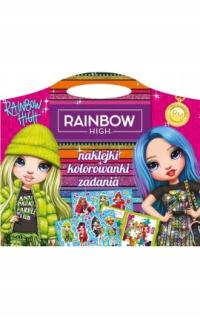 Rainbow High - Naklejki, kolorowanki, zadania - stan NOWA