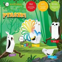 Kartoniaki PTASZKI z tektury do składania i malowania