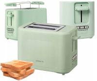 TOSTER OPIEKACZ ELEKTRYCZNY TRADYCYJNY KANAPKI GRZANKI ZIELONY 800W