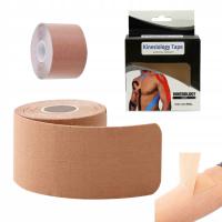 TEJPY TAŚMA KINEZJOLOGICZNA KINESIO TEJP PLASTRY TAPE NA CIAŁO KOLANA 5x5cm