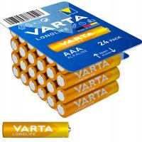 Baterie alkaliczne VARTA AAA LR03 LONGLIFE BOX 24X