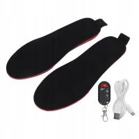 Heated Shoe Insoles 35-40 USB Remote