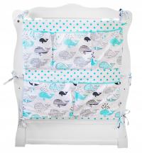 PRZYBORNIK ORGANIZER DO ŁÓŻECZKA DZIECIĘCEGO