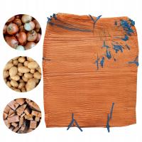 Мешки для картофеля 15kg 42x60cm-РАШЕЛЕВЫЙ мешок ORANGE яркий захват 100шт.