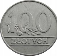 100 zł złotych nominał 1990 z obiegu TYP A