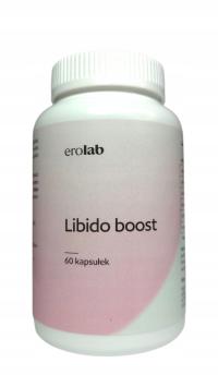 eroLab LIBIDO BOOST 60 kaps. na libido lepszy sex lubrykant 100ml GRATIS