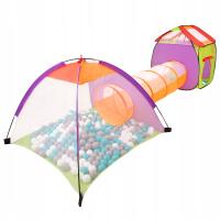 Палатка домик игровая площадка 3в1 для детей 100 шаров