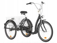 Трехколесный велосипед Севилья 24 дюйма женский черный