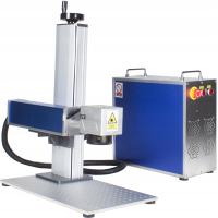 Волоконная лазерная маркировочная машина для сережек для крупного рогатого скота 20 Вт лазерный принтер