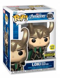Funko Pop! Avengers- Loki[With Scepter](Gitd)(Entertainment Earth) #985