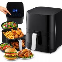 FRYTKOWNICA BEZTŁUSZCZOWA AIR FRYER FRYTOWNICA 10L XXL MOCNA 2400W DUŻA