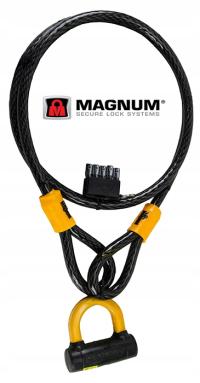 MAGNUM SOLIDNE ZAPIĘCIE DO ROWERU SKUTERA HULAJNOGI MOTORU BLOKADA 182cm