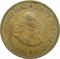 4932. Afryka Południowa 1/2 Centa 1962