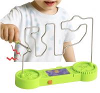 Labirynt 3w1 zręcznościowy elektryczny przeplatanka gra drut drucik zabawka