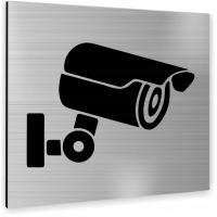 Tabliczka KAMERA MONITORING Tablica nierdzewna PIKTOGRAM ALUMINIUM