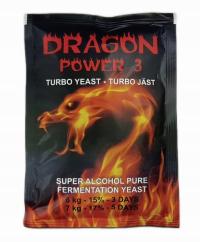 DRAGON POWER 3 drożdże gorzelnicze 17% TURBO T3