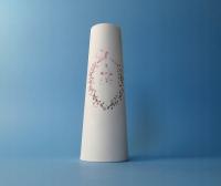 XIX ВЕК ОКРАШЕНЫ МОЛОЧНО-СТЕКЛЯННАЯ ВАЗА