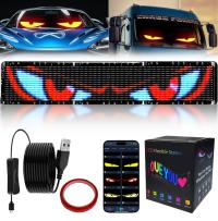 Lampa Samochodowa LED „Diabelskie Oczy” 59x12 cm APLIKACJA Ciężarówka TIR