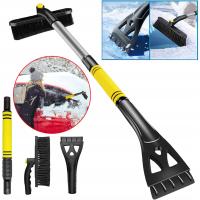 PROFESJONALNA SZCZOTKA TELESKOPOWA DO ODŚNIEŻANIA SAMOCHODU ZE SKROBACZKĄ