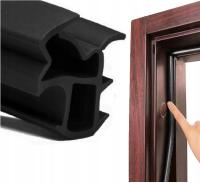 УПЛОТНЕНИЕ СТАЛЬНОЙ ДВЕРНОЙ КОРОБКИ ДЛЯ НАРУЖНЫХ ДВЕРЕЙ WIKED 6MB ЧЕРНЫЙ