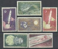 Czechosłowacja 1961 Mi 1252-1257 Czyste **