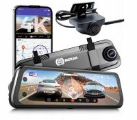 4K WIFI Kamera samochodowa wideorejestrator w lusterku z nową tylną kamerą
