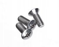 M6x16 ŚRUBA STOŻKOWA KRZYŻAK łeb soczewkowy NIERDZEWNA A2 966 (10)