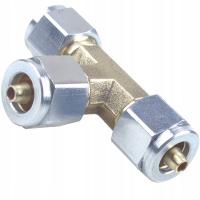 Тройник фитинг трубы ПВХ FARO 6/6/6 мм