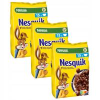 Nestle Nesquik хлопья для завтрака шоколад 3x450 г