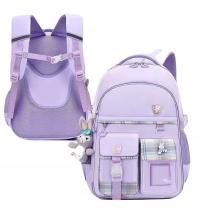 Школьный рюкзак школьный клетчатый школьный рюкзак (D070)
