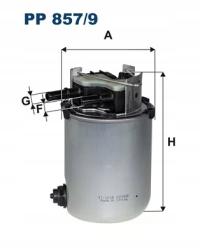 Filtr paliwa FILTRON PP857/9