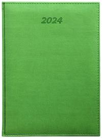 Книжный календарь A4 еженедельный 2024 tydz / 2STR ярко-зеленый