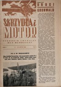 Skrzydła i motor Tygodnik lotniczy dla młodzieży 5/1946