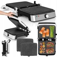 Grill elektryczny Zeegma Chef Easy 2000W regulacja temp. płyty ceramiczne