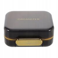 MINI PODRÓŻNY ORGANIZER NA PIGUŁKI MAŁY POJEMNIK NA LEKI Z 7 PRZEGRÓDKAMI DAI