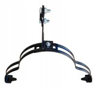 Uchwyt odgromowy na gąsior MONZA PLUS PIEMONT podpora zwodu Fi6-10mm CZARNY