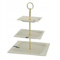 Patera 3 poziomowa kwadratowa Viva