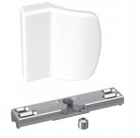 Защелка балкона, ручка, замок курильщика, белый