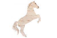 Wieszak ścienny w kształcie konia drewniany koń