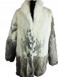Piękne futro naturalne damskie rozmiar 42