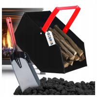 НАБОР ДЛЯ КАМИНА, БОЛЬШАЯ УГОЛЬНАЯ ЛОПАТКА, ЧЕРНАЯ ЛОПАТКА ДЛЯ УГЛЯ