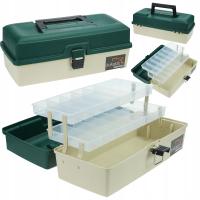 SKRZYNKA WĘDKARSKA PUDEŁKO WĘDKARSKIE NA AKCESORIA HOKKAIDO DLA WĘDKARZA